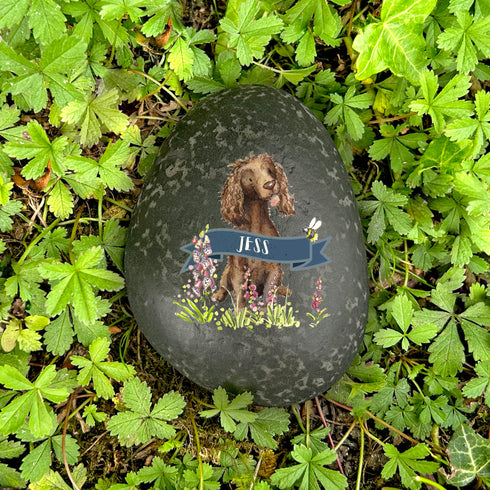 Cocker (Working) Liver Banner Pebble